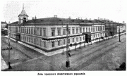 Домовая церковь Успения Пресвятой Богородицы при бывших присутственных местах, Рис. из журнала "Нива".<br>, Санкт-Петербург, Санкт-Петербург, Кронштадтский район, г. Санкт-Петербург