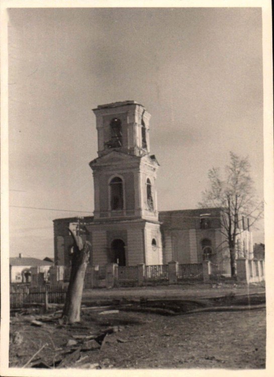 Церковь Николая Чудотворца (старая), Холм-Жирковский (Холм-Жирковский район, Смоленская область). архивная фотография, Вид с юго-западной стороны. Фото 1941 г. с аукциона e-bay.de