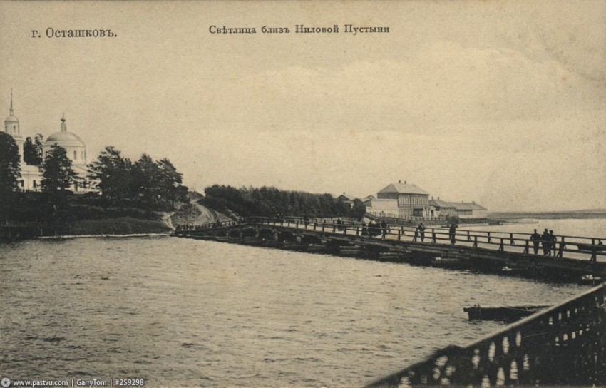Нило-Столобенская пустынь. Церковь Михаила Архангела, Светлица (Осташковский городской округ, Тверская область). архивная фотография, Фото  с сайта pastvu.ru  Фото 1903-1913 гг.