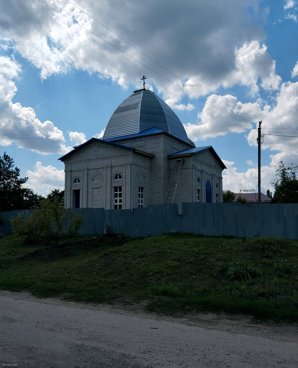 Церковь Казанской иконы Божией Матери (строящаяся), Плавица (Добринский район, Липецкая область). документальные фотографии