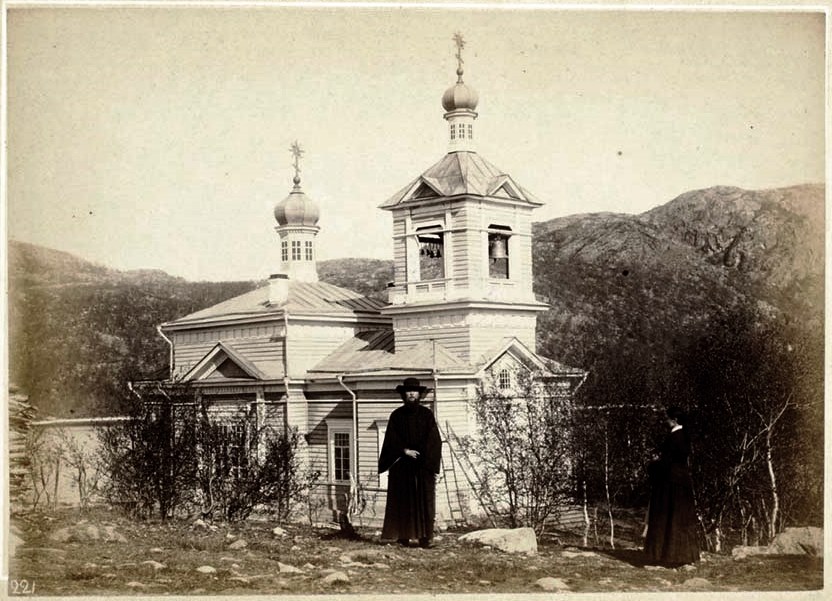 Церковь Бориса и Глеба (новая), Борисоглебский (Пазрека, Пазрецкий погост) (Печенгский район, Мурманская область). архивная фотография, Фото с сайта http://www.solovki.info/?action=archive&id=660