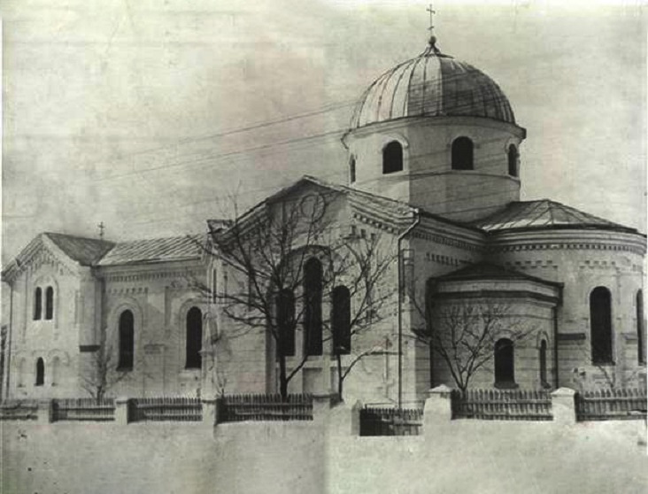 Парканы. Церковь Михаила Архангела (старая). архивная фотография, Частная коллекция. Фото 1950-х годов