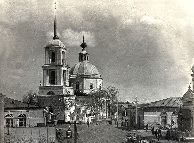 Моршанск. Церковь Вознесения Господня. архивная фотография, фото  сайта https://pastvu.com/p/272437