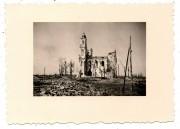 Церковь Илии Пророка, Остатки храма после обстрела. Фото 1942 г. с аукциона e-bay.de<br>, Велиж, Велижский район, Смоленская область