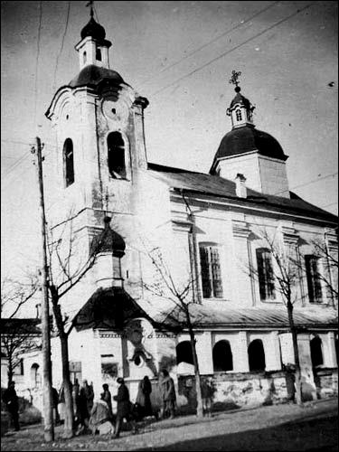 Велиж. Церковь Воздвижения Креста Господня в Русской слободе в Заречье. архивная фотография, Фото с сайта http://www.radzima.org/ru/object/7395.html