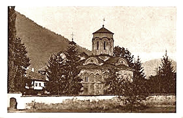 Монастырь Любостиня. Собор Успения Пресвятой Богородицы, Прнявор (Расинский округ, Сербия). архивная фотография, Фото с сайта www.politikin-zabavnik.co.rs