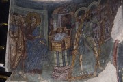 Монастырь Любостинья, исцеление расслабленного, фреска 1405 г.<br>, Прнявор, Расинский округ, Сербия