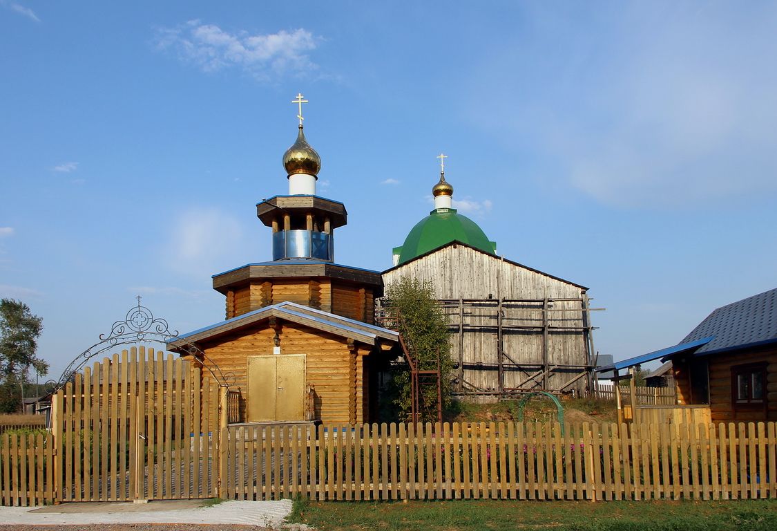 Троица. Церковь Троицы Живоначальной (новая). фасады, Вид с запада.