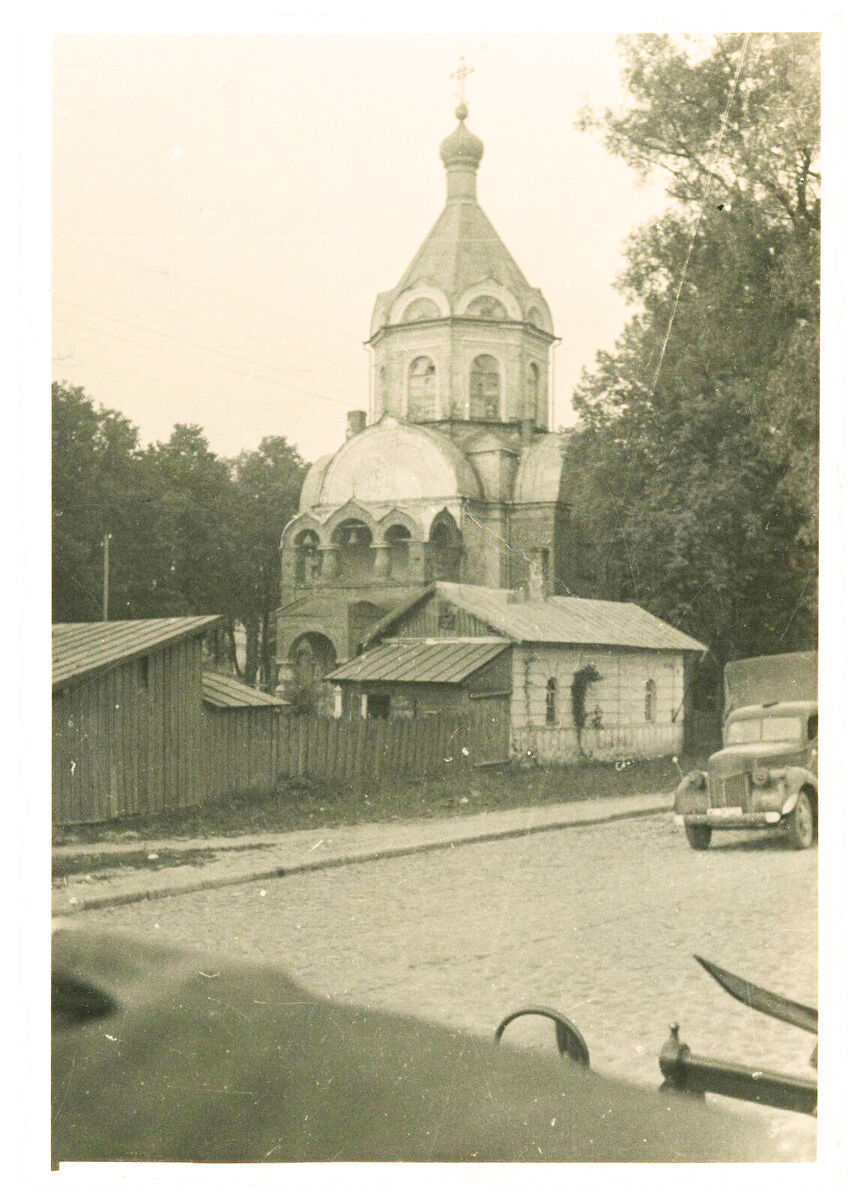 Церковь Александра Невского, Кибартай (Мариямпольский уезд, Литва). архивная фотография, Вид со стороны входа. Фото 1941 г. с аукциона e-bay.de