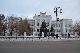 Тюмень. Домовая церковь Александра Невского при бывшем Александровском реальном училище