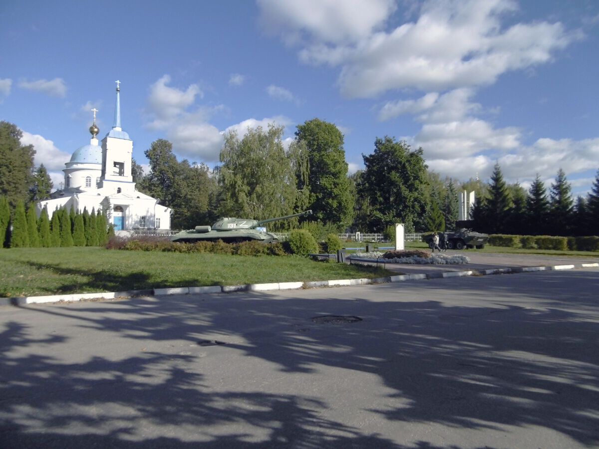 Церковь Иоанна Златоуста при детском приюте памяти Императора Александра II, Городец (Городецкий район, Нижегородская область). дополнительная информация, Место в сквере,  где находился детский приют