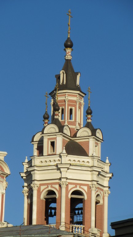 Заиконоспасский монастырь. Колокольня, Тверской (Центральный административный округ (ЦАО), г. Москва). архитектурные детали