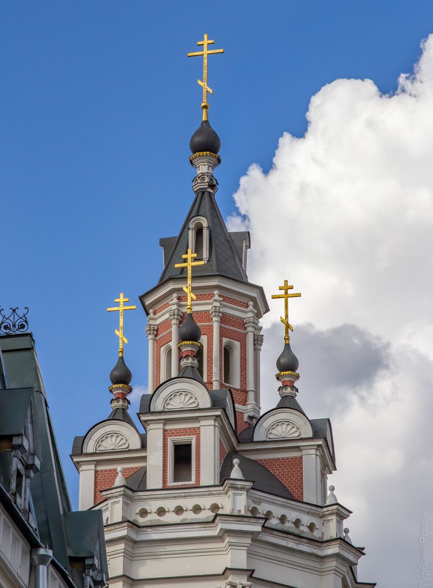 Заиконоспасский монастырь. Колокольня, Тверской (Центральный административный округ (ЦАО), г. Москва). архитектурные детали, Завершение колокольни