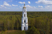 Высоковский Ковернинский Успенский мужской монастырь. Колокольня, , Успенский, Ковернинский район, Нижегородская область