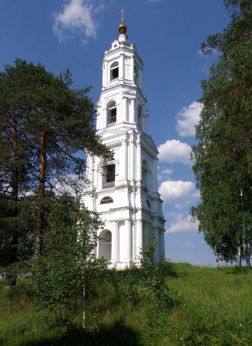 Высоковский Ковернинский Успенский мужской монастырь. Колокольня, Успенский (Ковернинский район, Нижегородская область). фасады