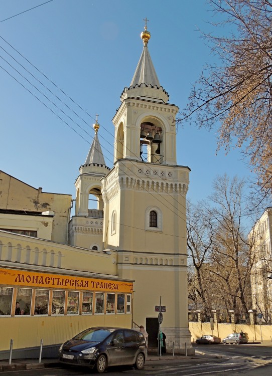 Басманный. Иоанно-Предтеченский женский монастырь. Колокольня (восточная). фасады