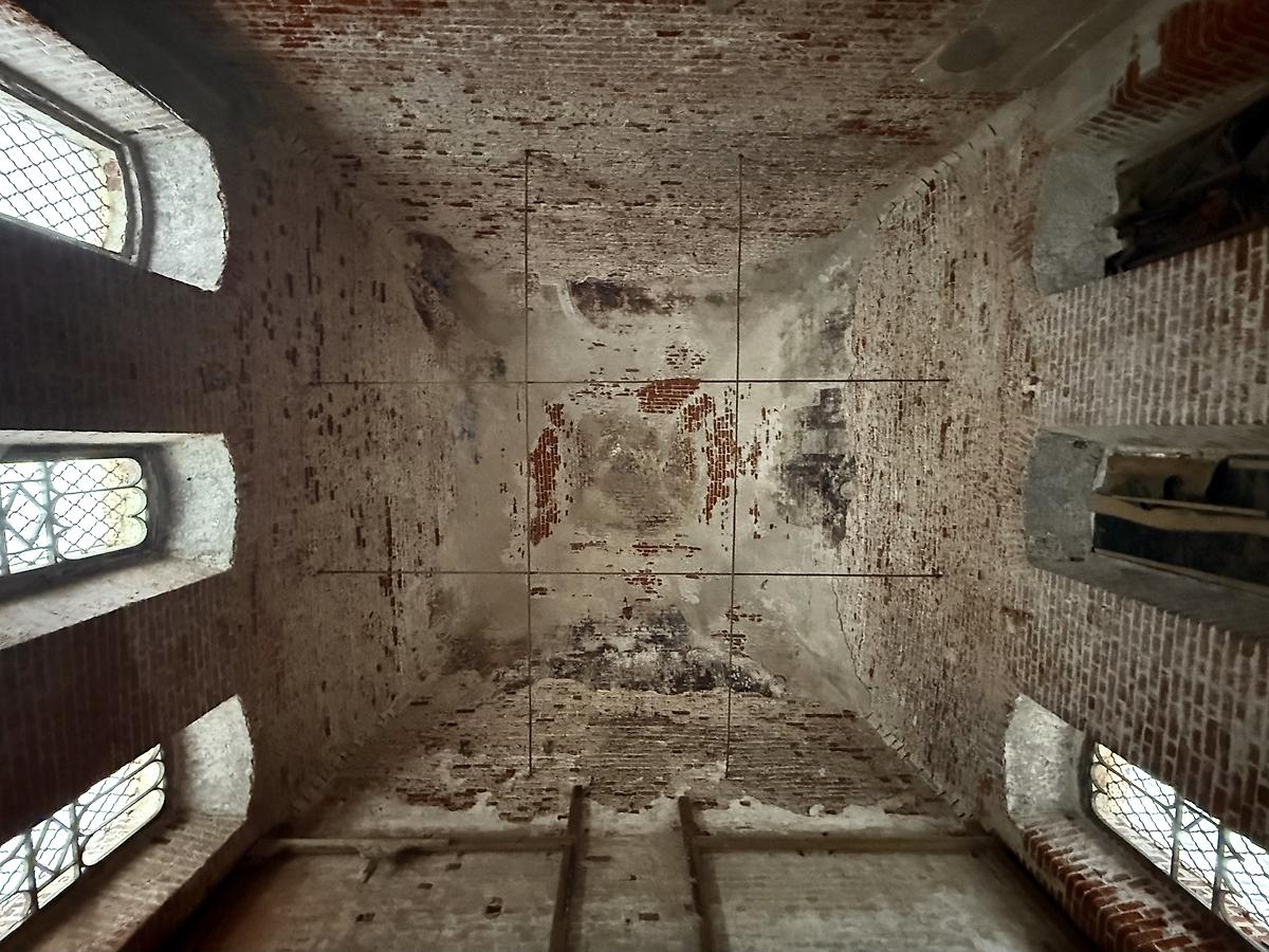 Подкупольное пространство основного объема, интерьер и убранство. Церковь Рождества Пресвятой Богородицы, Гаврилов-Ям (Гаврилов-Ямский район, Ярославская область)