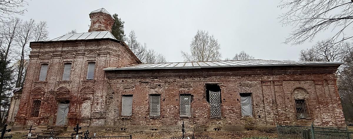 Вид с севера, фасады. Церковь Рождества Пресвятой Богородицы, Гаврилов-Ям (Гаврилов-Ямский район, Ярославская область)