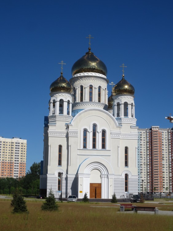 Некрасовка. Церковь Покрова Пресвятой Богородицы на Люберецких полях. фасады