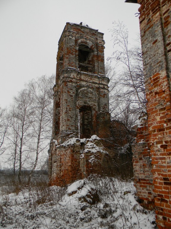 Строевая Гора. Церковь Рождества Пресвятой Богородицы. фасады, Восточный фасад колокольни