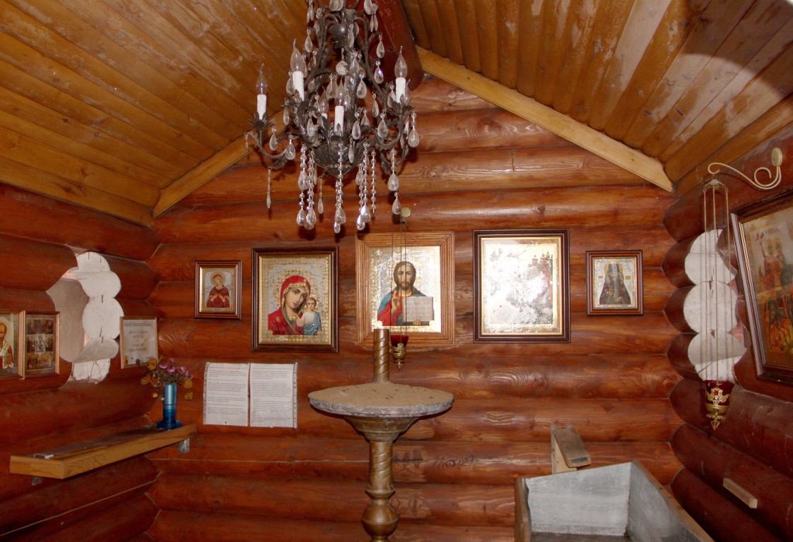 Часовня Георгия Победоносца, Бабичи (Слободской район, Кировская область). интерьер и убранство