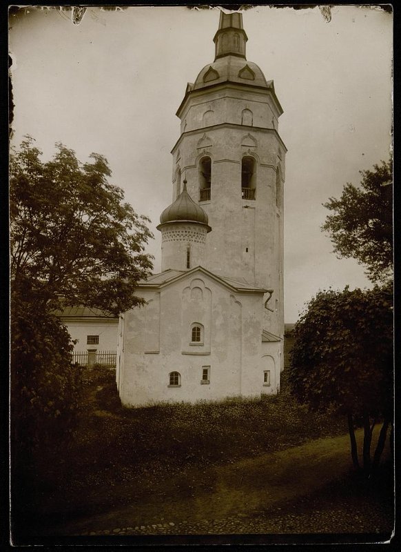 Гдов. Церковь Успения Пресвятой Богородицы в Кремле. архивная фотография, Фото конца XIX - начала XX вв. из фондов Музея при Российской академии художеств. (ГК №41119602)