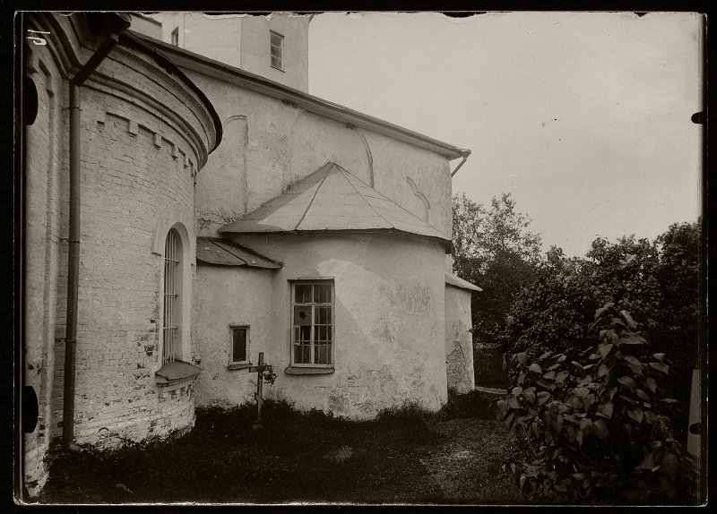 Церковь Николая Чудотворца, Ольгин Крест, урочище (Сланцевский район, Ленинградская область). архивная фотография, Фото конца XIX - начала XX вв.из фондов Музея при Российской академии художеств. (ГК №41113605)