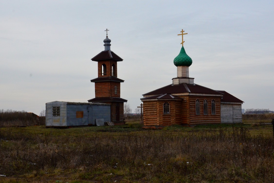 Брянск. Церковь Петра и Февронии. общий вид в ландшафте