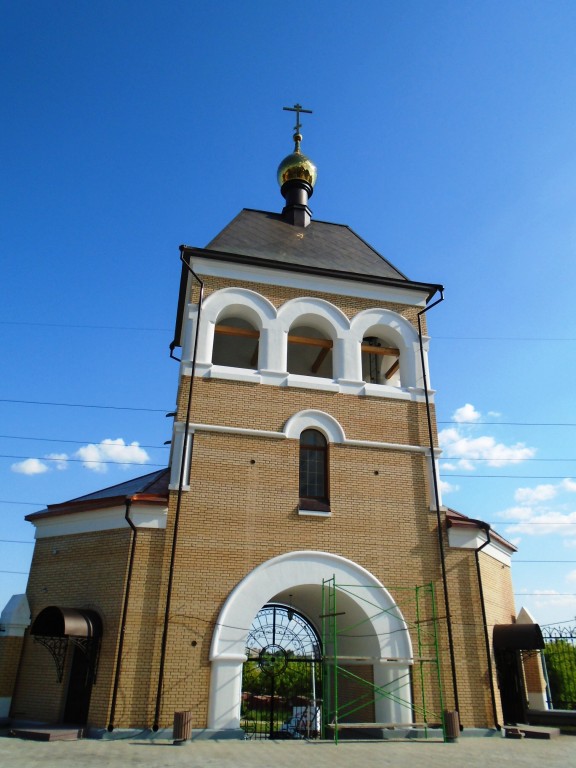 Церковь Андрея Первозванного, Новосибирск (Новосибирск, город, Новосибирская область). фасады, Колокольня, вид со двора