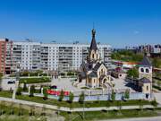 Церковь Андрея Первозванного, Общий вид с ул. Мясниковой<br>, Новосибирск, Новосибирск, город, Новосибирская область