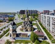 Церковь Андрея Первозванного, Общий вид с ул. Кочубея<br>, Новосибирск, Новосибирск, город, Новосибирская область