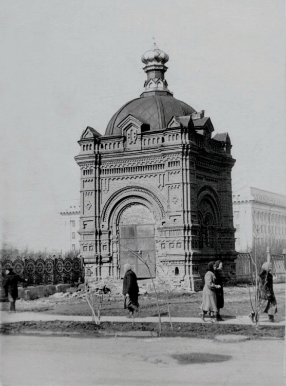 Часовня Александра Невского, Тюмень (Тюмень, город, Тюменская область). архивная фотография, Фото 1956-57 годов из архива Е.П. Рыбиной