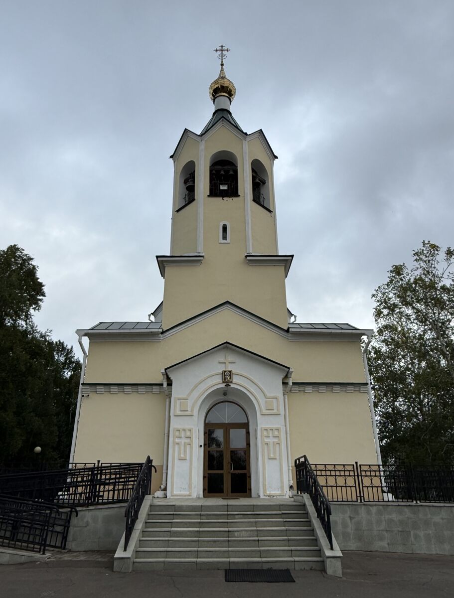 Церковь Николая Чудотворца (новая), Николаевск-на-Амуре (Николаевский район, Хабаровский край). фасады, Вид с запада