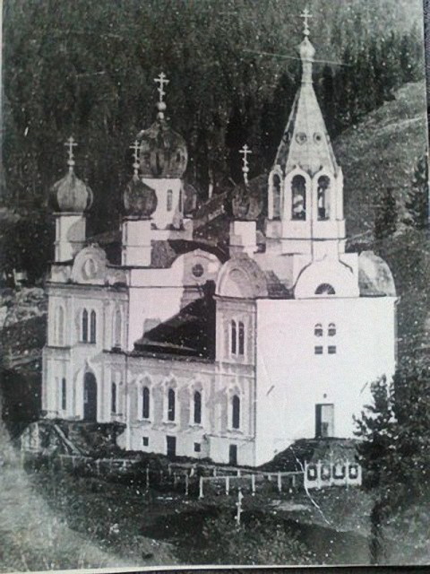 Кын, село. Церковь Троицы Живоначальной. архивная фотография, Старинное фото