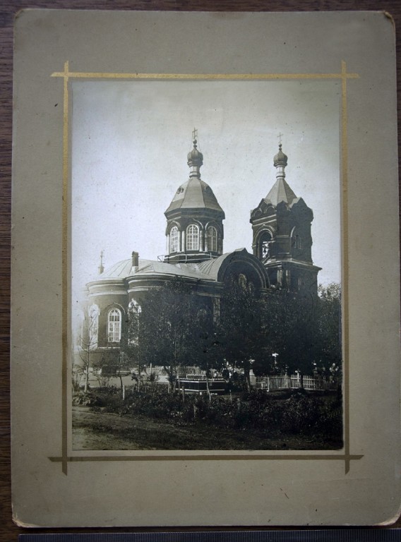 Церковь Троицы Живоначальной на Троицком кладбище в Старом Петергофе, Петергоф (Санкт-Петербург, Петродворцовый район, г. Санкт-Петербург). архивная фотография, Частная коллекция. Фото 1906 г.