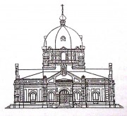 Церковь Смоленской иконы Божией Матери в селе Смоленском, Рис. с сайта http://www.citywalls.ru/house2850.html<br>, Санкт-Петербург, Санкт-Петербург, г. Санкт-Петербург