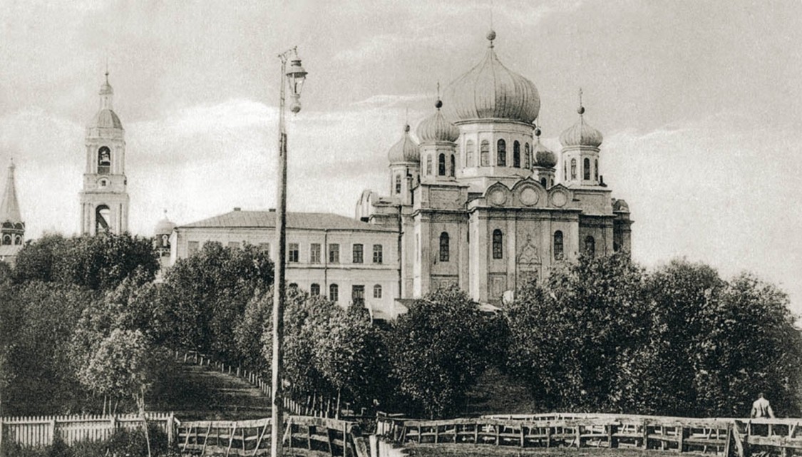 Собор Спаса Всемилостивого, Саранск (Саранск, город, Республика Мордовия). архивная фотография, 1900—1928 с сайта https://pastvu.com/p/170563