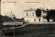 Собор Спаса Всемилостивого, Крестьянское училище и Спасский соборъ. 1910 год с сайта https://pastvu.com/p/173734<br>, Саранск, Саранск, город, Республика Мордовия