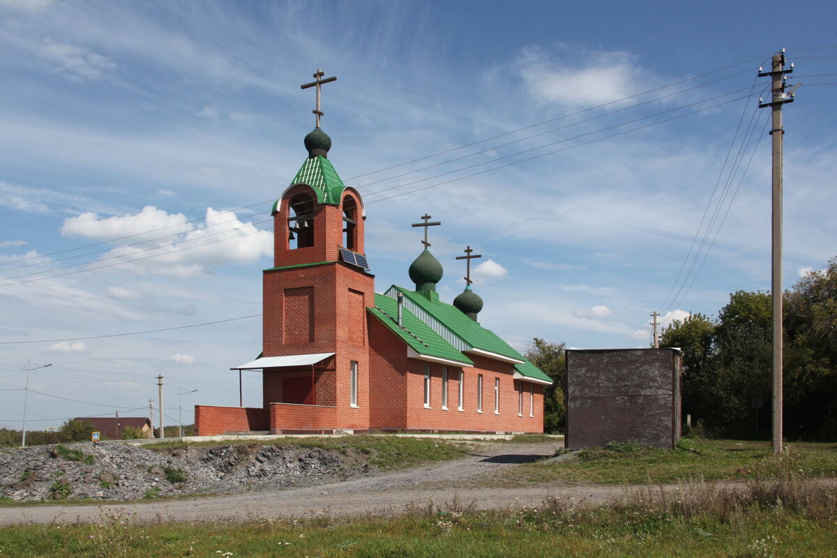 Церковь Михаила Архангела, Архангельское (Сосновский район, Челябинская область). фасады, Вид с юго-запада