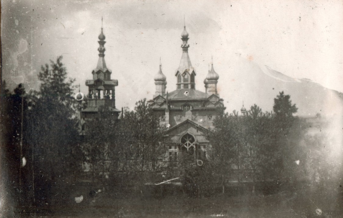 Церковь Герасима Преподобного в Купчине, Фрунзенский район (Санкт-Петербург, г. Санкт-Петербург). архивная фотография, 1927—1930 Источник:http://www.kupsilla.ru/foto_al1.htm из архива Марии Минеевой