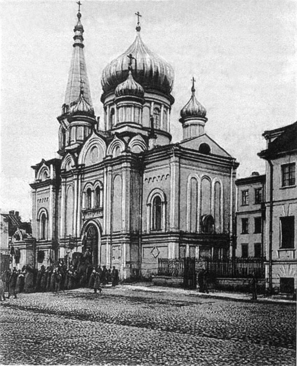 Церковь Николая Чудотворца (единоверческая), Центральный район (Санкт-Петербург, г. Санкт-Петербург). архивная фотография, Фотография до 1917 г. В.В.Антонов, А.В.Кобак. Святыни Санкт-Петербурга. Историко-церковная энциклопедия в трех томах. СПб, издательство Чернышева, том третий, 1996, №473