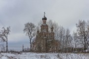 Церковь Спаса Преображения, Вид с севера, с въезда в село Писчугово<br>, Писчугово, Комсомольский район, Ивановская область