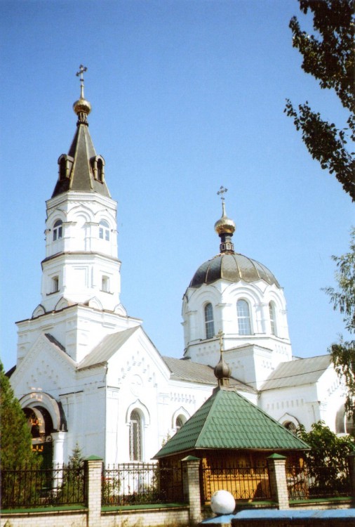 Никольское. Церковь Николая Чудотворца. общий вид в ландшафте