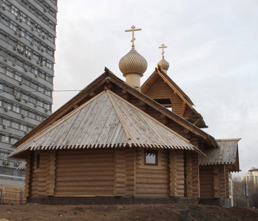 Церковь Нины равноапостольной, Черёмушки (Юго-Западный административный округ (ЮЗАО), г. Москва). фасады, Вид с востока