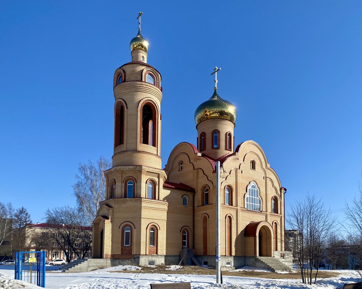 Кафедральный собор Покрова Пресвятой Богородицы, Асино (Асиновский район, Томская область). фасады, Вид с ЮЗ