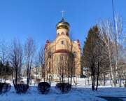 Кафедральный собор Покрова Пресвятой Богородицы, Вид с востока<br>, Асино, Асиновский район, Томская область