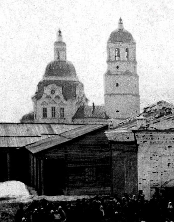 Церковь Параскевы Пятницы, Тара (Тарский район, Омская область). архивная фотография, 1917—1925 год с сайта https://pastvu.com/p/405812
