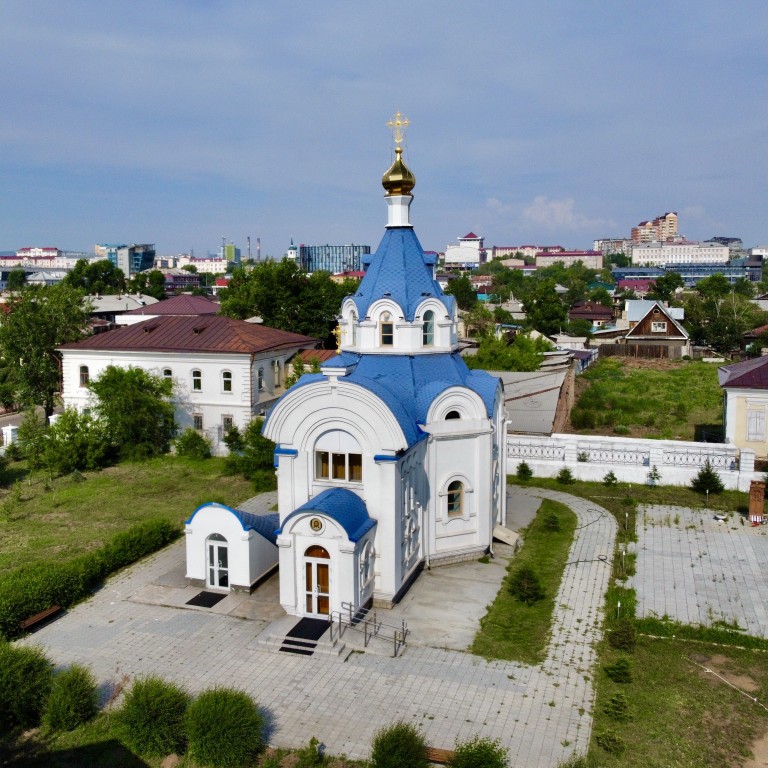 Церковь Спаса Нерукотворного Образа (новая), Улан-Удэ (Улан-Удэ, город, Республика Бурятия). фасады, Вид с запада