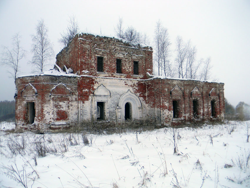 Церковь Смоленской иконы Божией Матери, Румянцево, урочище (Комсомольский район, Ивановская область). фасады