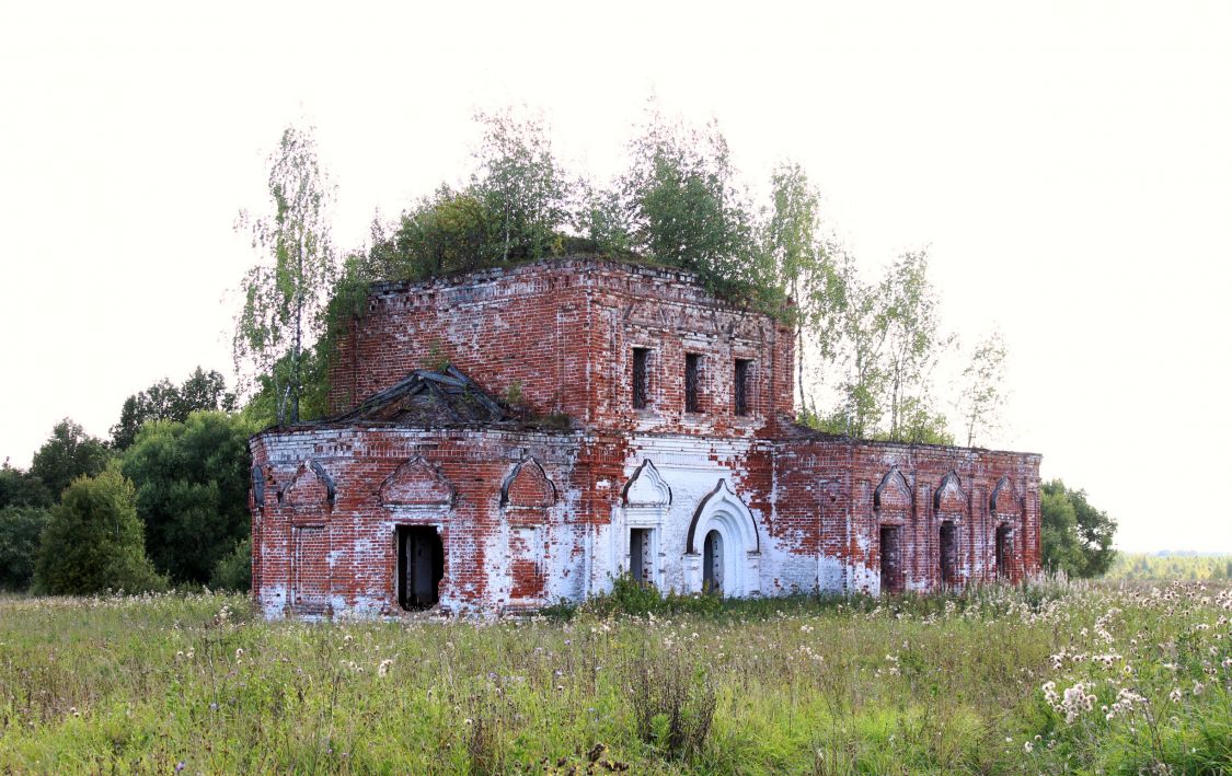 Церковь Смоленской иконы Божией Матери, Румянцево, урочище (Комсомольский район, Ивановская область). фасады
